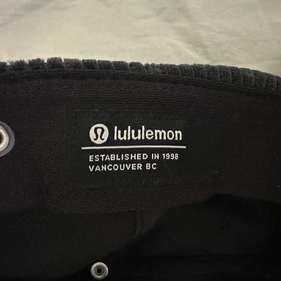 Lululemon Corduroy Ball Cap Black Grey Unisex LU9BPAS Size S/M Brand New - Picture 12 of 15